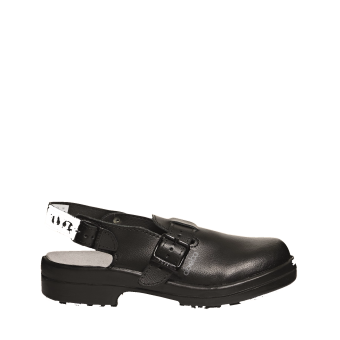 Abeba Sicherheitsschuhe Classic SB Clog schwarz CE SRC