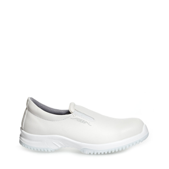 Abeba Sicherheitsschuhe uni6 S2 Slipper weiß HACCP CE SRC