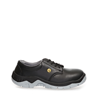 Abeba ESD-Sicherheitsschuhe anatom S2 Halbschuh schwarz HACCP CE ESD