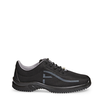 Abeba ESD-Berufsschuhe uni6 O2 Halbschuh schwarz CE ESD SRC