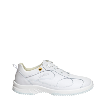 Abeba ESD-Berufsschuhe uni6 O2 Halbschuh weiß CE ESD SRC