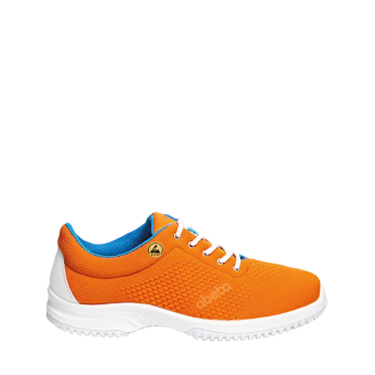 Abeba ESD-Berufsschuhe uni6 O2 Halbschuh orange CE ESD SRC