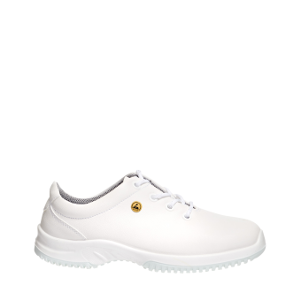Abeba ESD-Berufsschuhe uni6 O2 Halbschuh weiß HACCP CE ESD SRC