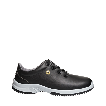 Abeba ESD-Berufsschuhe uni6 O2 Halbschuh schwarz HACCP CE ESD SRC