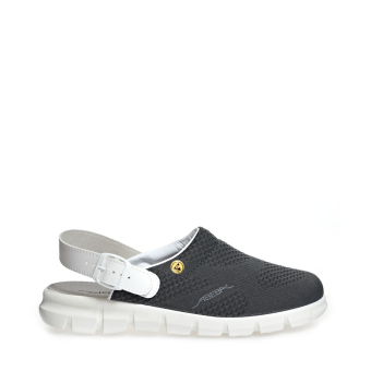 Abeba ESD-Berufsschuhe Dynamic OB Clog anthrazit CE ESD SR