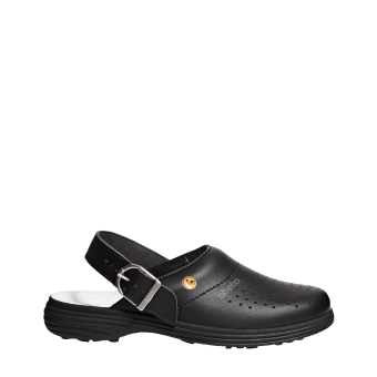 Abeba ESD-Berufsschuhe the Original plus OB Clog schwarz CE ESD SR