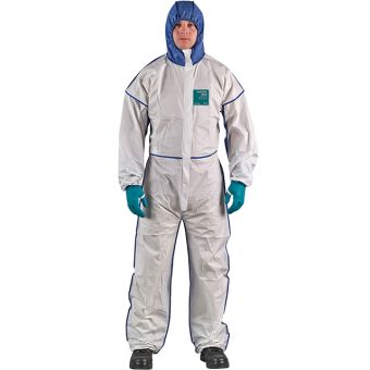Overall AlphaTec® 1800 COMFORT Modell 195 WN18B-00195 weiß