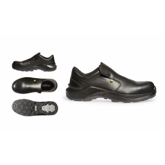 Abeba Food Trax S3 Slipper schwarz HACCP CE ESD SRC