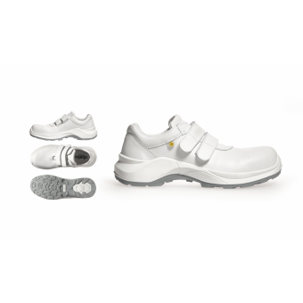 Abeba Food Trax S3 Halbschuh weiß HACCP CE ESD SRC