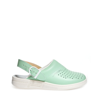 Abeba Berufsschuhe the Original OB Clog mint/ weiß CE SR