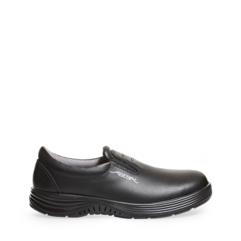 Abeba Sicherheitsschuhe x-light S2 Slipper schwarz CE SRC