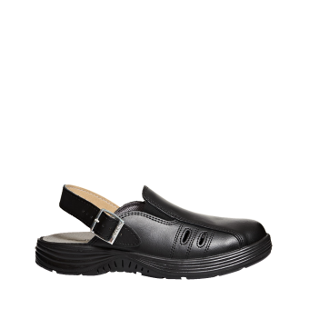 Abeba Sicherheitsschuhe x-light SB Clog schwarz CE SRC
