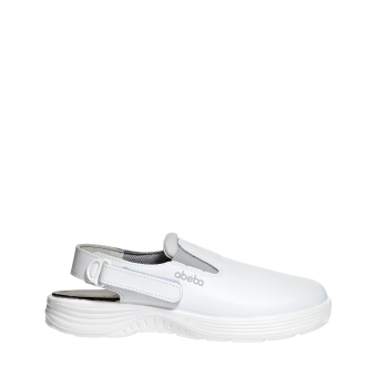 Abeba Berufsschuhe x-light OB Clog weiß CE SRC