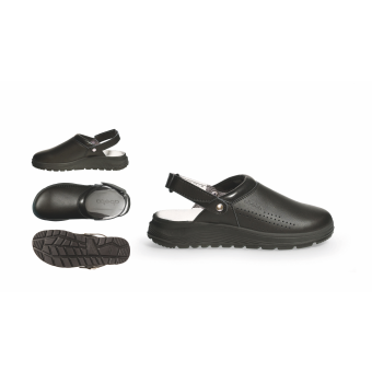 Abeba Active OB Clog schwarz HACCP CE SRC
