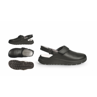 Abeba Active OB Clog schwarz HACCP CE SRC