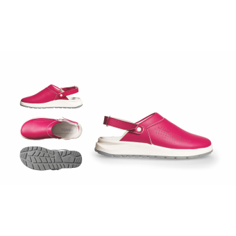 Abeba Active OB Clog fuchsia HACCP CE SRC