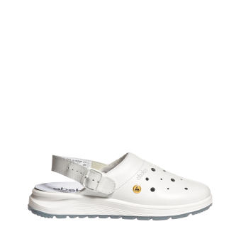 Abeba EASY 2.0 ESD OB Clog weiß CE ESD SRC