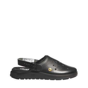Abeba EASY 2.0 ESD OB Clog schwarz CE ESD SRC