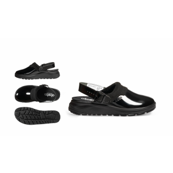 Abeba EASY 2.0 OB Clog schwarz CE SRC