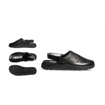 Abeba EASY 2.0 OB Clog schwarz CE SRC