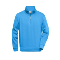 DAIBER Pullover Sweatshirt mit Stehkragen und Reißverschluss