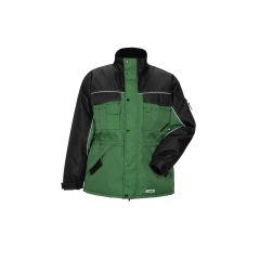 Planam Outdoor Dust Parka farngrün/schwarz M