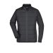 DAIBER Jacken Modische Sweatjacke in attraktivem Materialmix