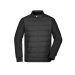 DAIBER Jacken Modische Sweatjacke in attraktivem Materialmix