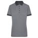 DAIBER Polos Melange Polo mit modischen Details
