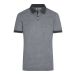 DAIBER Polos Melange Polo mit modischen Details