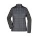 DAIBER Jacken Strickfleecejacke im stylischen Materialmix
