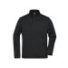 DAIBER Pullover Pflegeleichter Strickfleece Troyer im Materialmix
