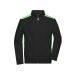 DAIBER Jacken Sweatjacke mit Stehkragen und Kontrasteinsätzen