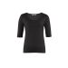 Greiff Damen-Shirt Rundhals - schwarz 2XL